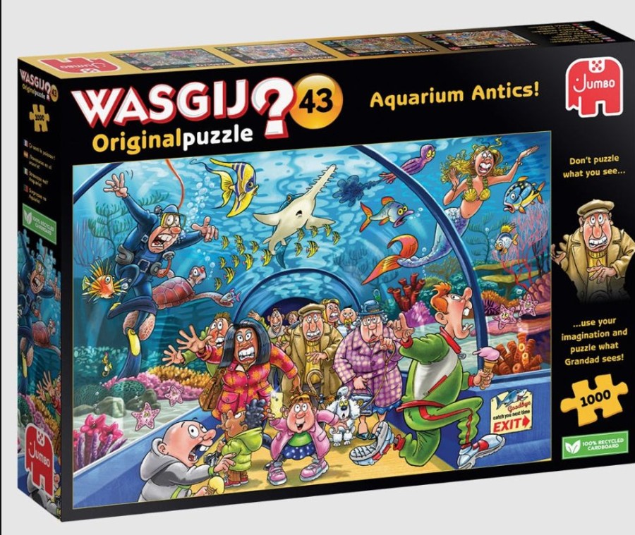 Pelit Ja Lelut Jumbo | Palapeli 1000 Palaa Wasgij Original 43 Sea Life