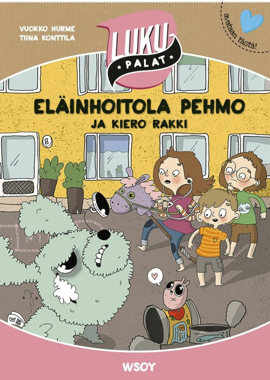 Lastenkirjat WSOY | Elainhoitola Pehmo Ja Kiero Rakki