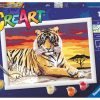 Eri Ikaiset Lapset Ravensburger | Taidesetti Creart Majestic Tiger