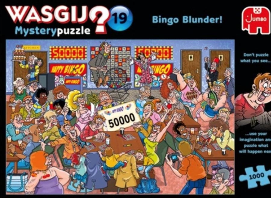 Pelit Ja Lelut Jumbo | Palapeli 1000 Palaa Wasgij Mystery 19, Bingo Blunder