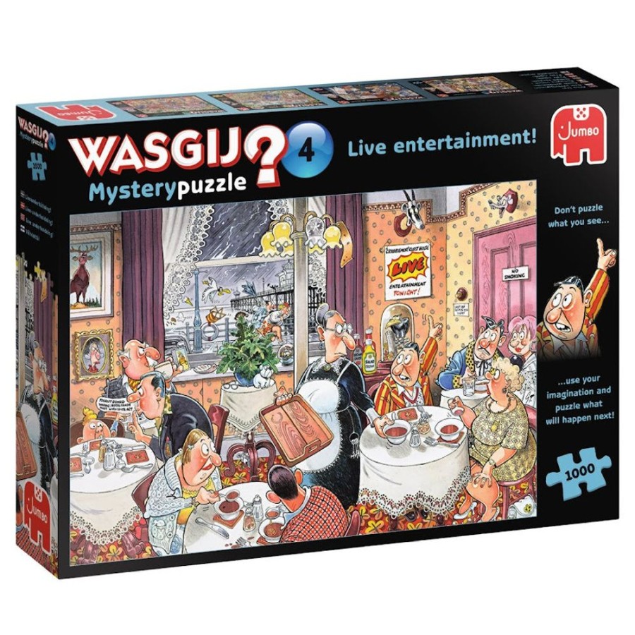 Pelit Ja Lelut Jumbodiset | Palapeli 1000 Palaa Wasgij Mystery 4 Live Entertainment!