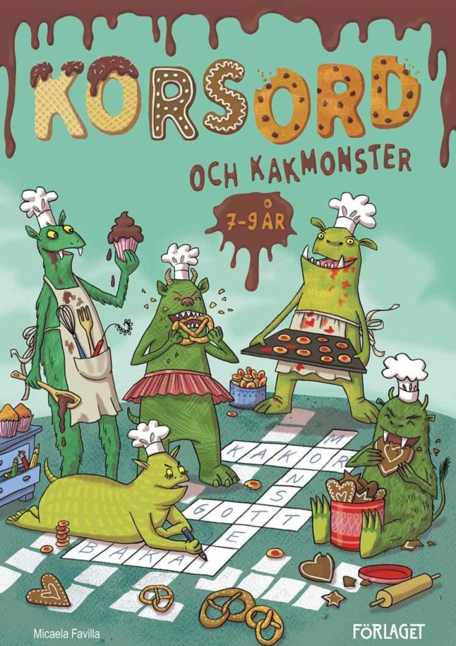 Lastenkirjat Förlaget M | Korsord Och Kakmonster