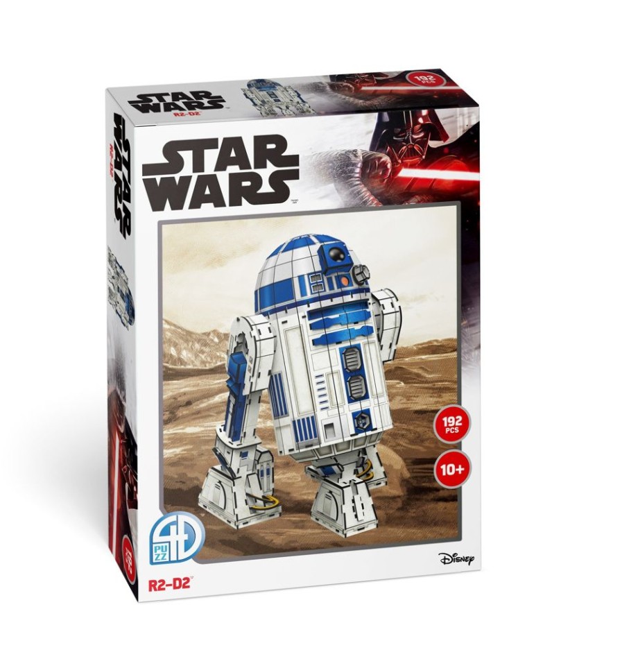 Pelit Ja Lelut 4D Cityscape Worldwide Ltd | Palapeli 192 Palaa Star Wars R2D2 3D