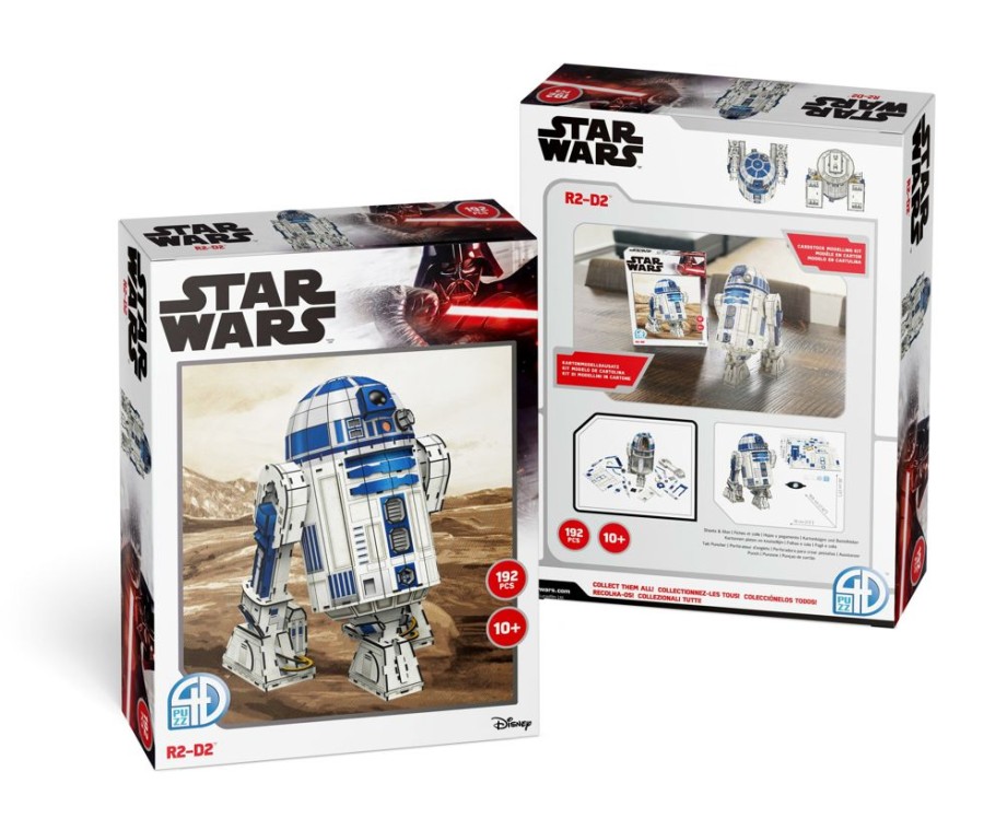 Pelit Ja Lelut 4D Cityscape Worldwide Ltd | Palapeli 192 Palaa Star Wars R2D2 3D