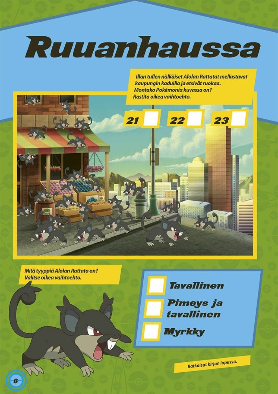 Puuha, Varitys Ja Askartelu Story House Egmont | Pokemon Puuhakirja