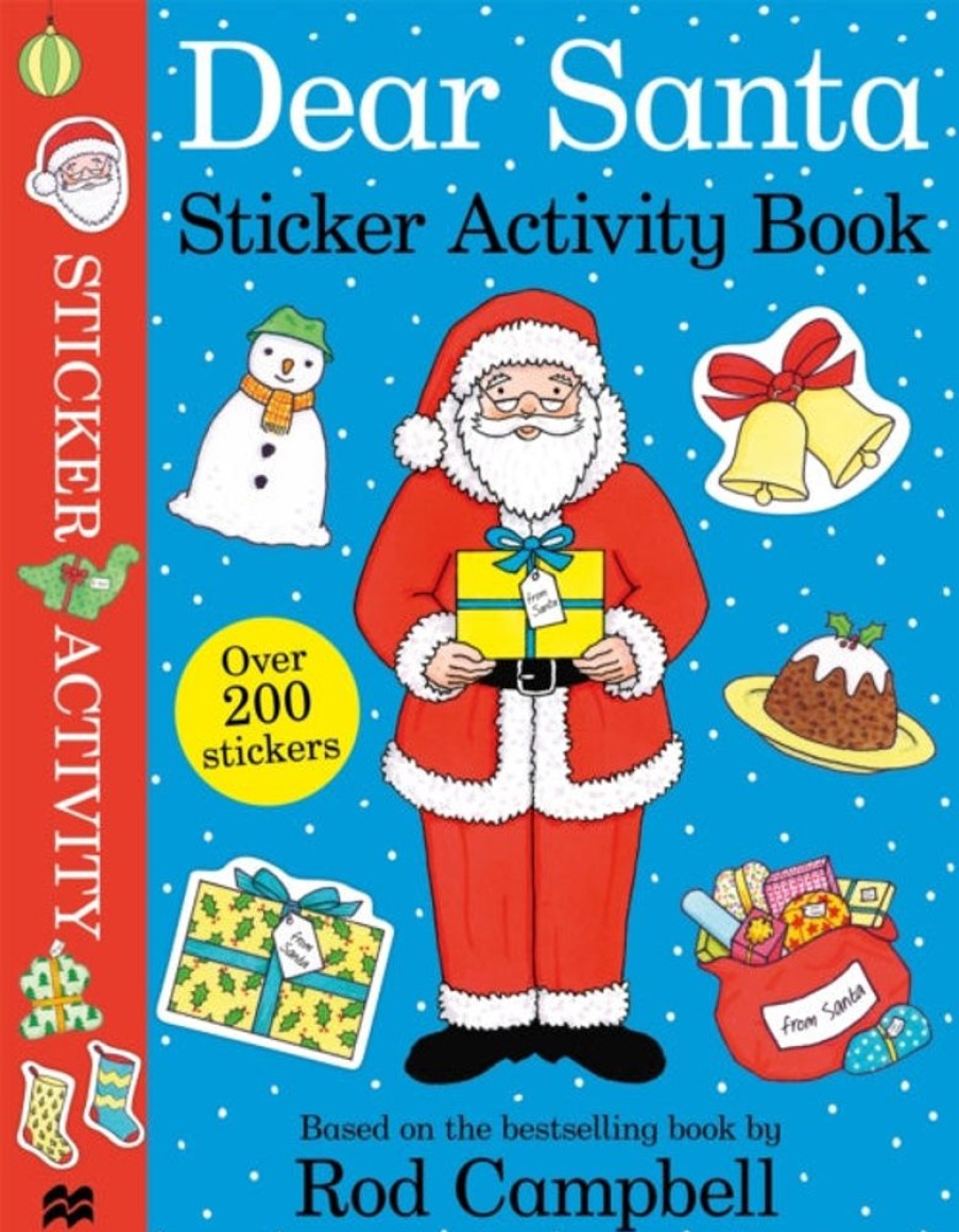 Puuha, Varitys Ja Askartelu Pan Macmillan | Dear Santa Sticker Activity Book