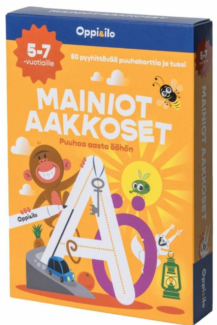 Puuha, Varitys Ja Askartelu Sanoma Pro | Mainiot Aakkoset -Puuhakortit 5-7 V