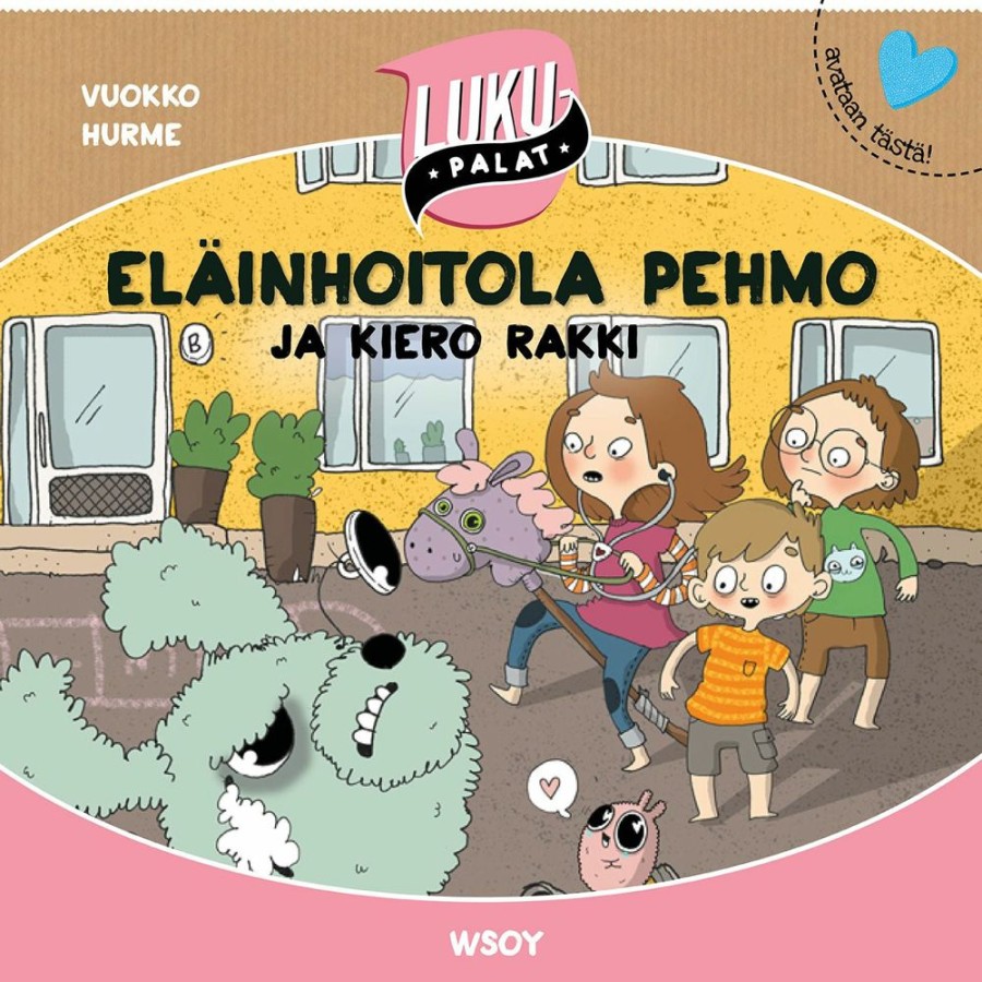 Lastenkirjat WSOY | Elainhoitola Pehmo Ja Kiero Rakki