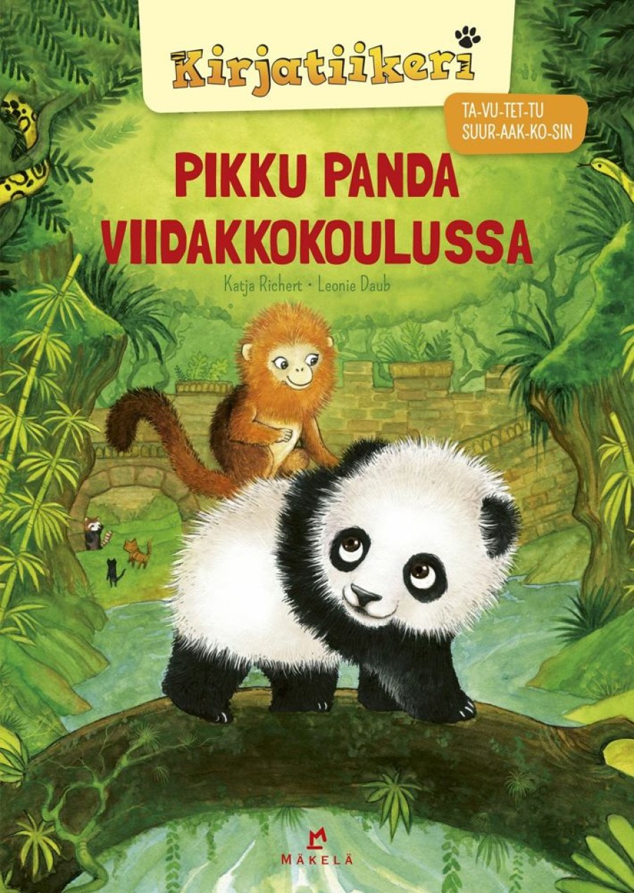 Lastenkirjat Kustannus-Mäkelä | Pikku Panda Viidakkokoulussa