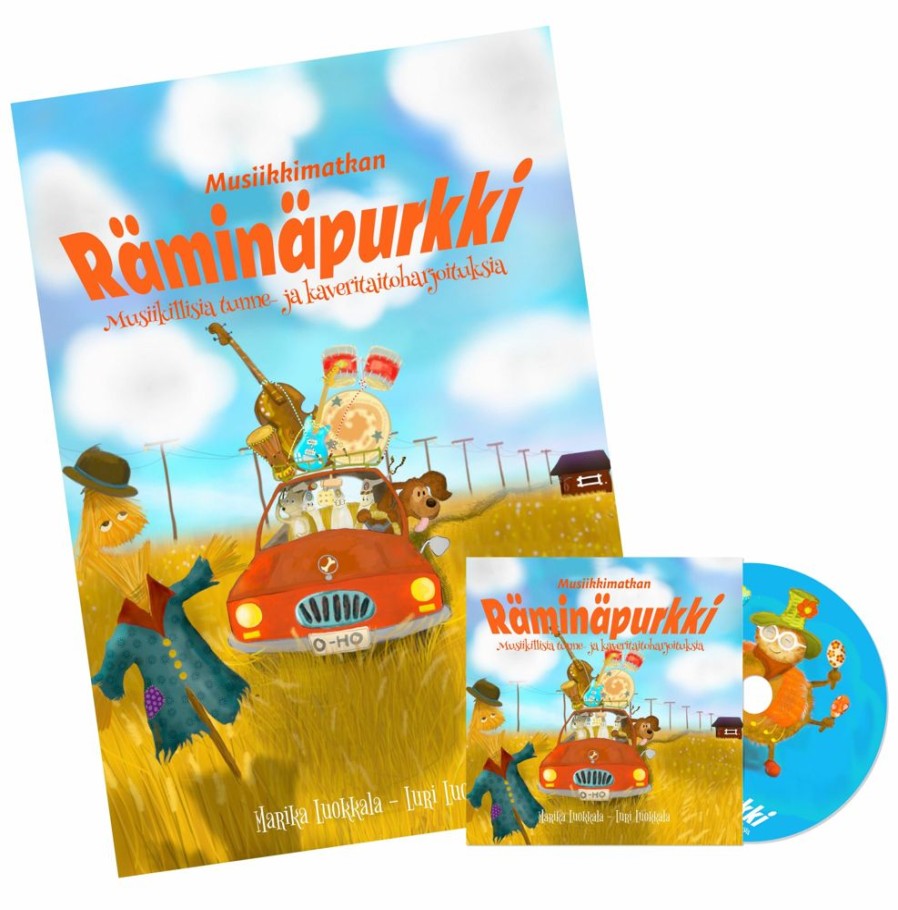 Lastenkirjat Suomen Musiikkimatka | Musiikkimatkan Raminapurkki (+Cd)