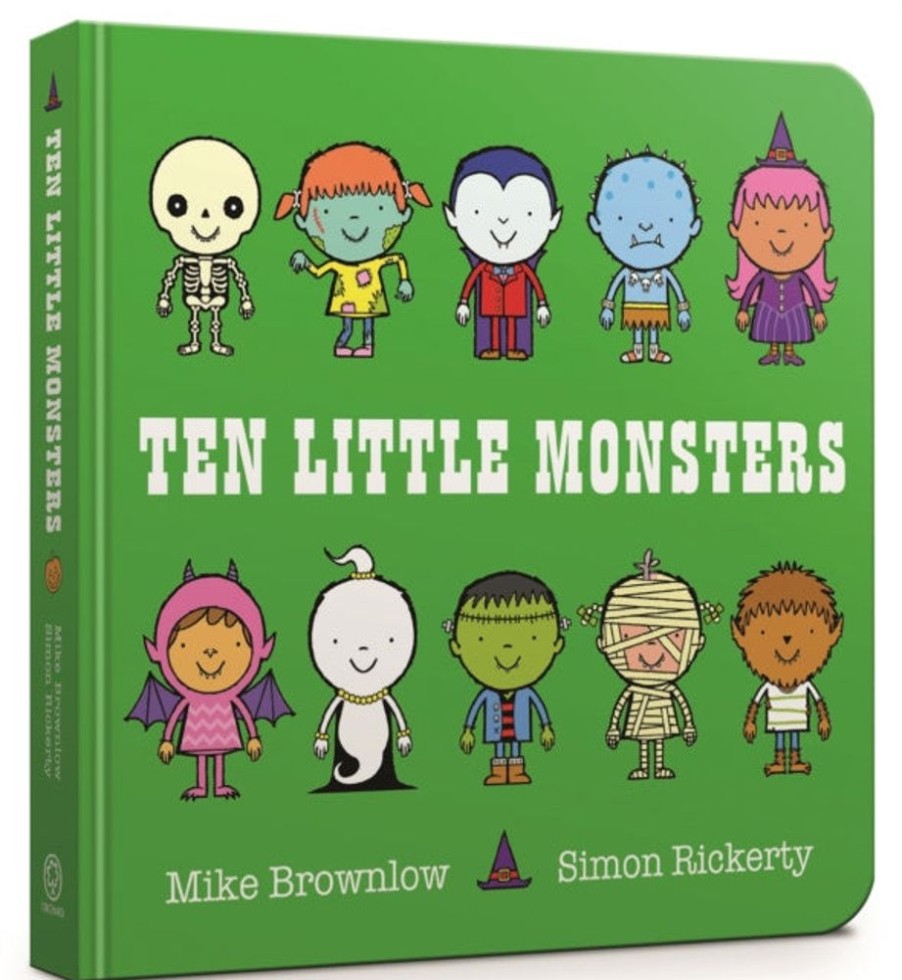 Lastenkirjat Hachette Children's Group | Ten Little Monsters Board Book