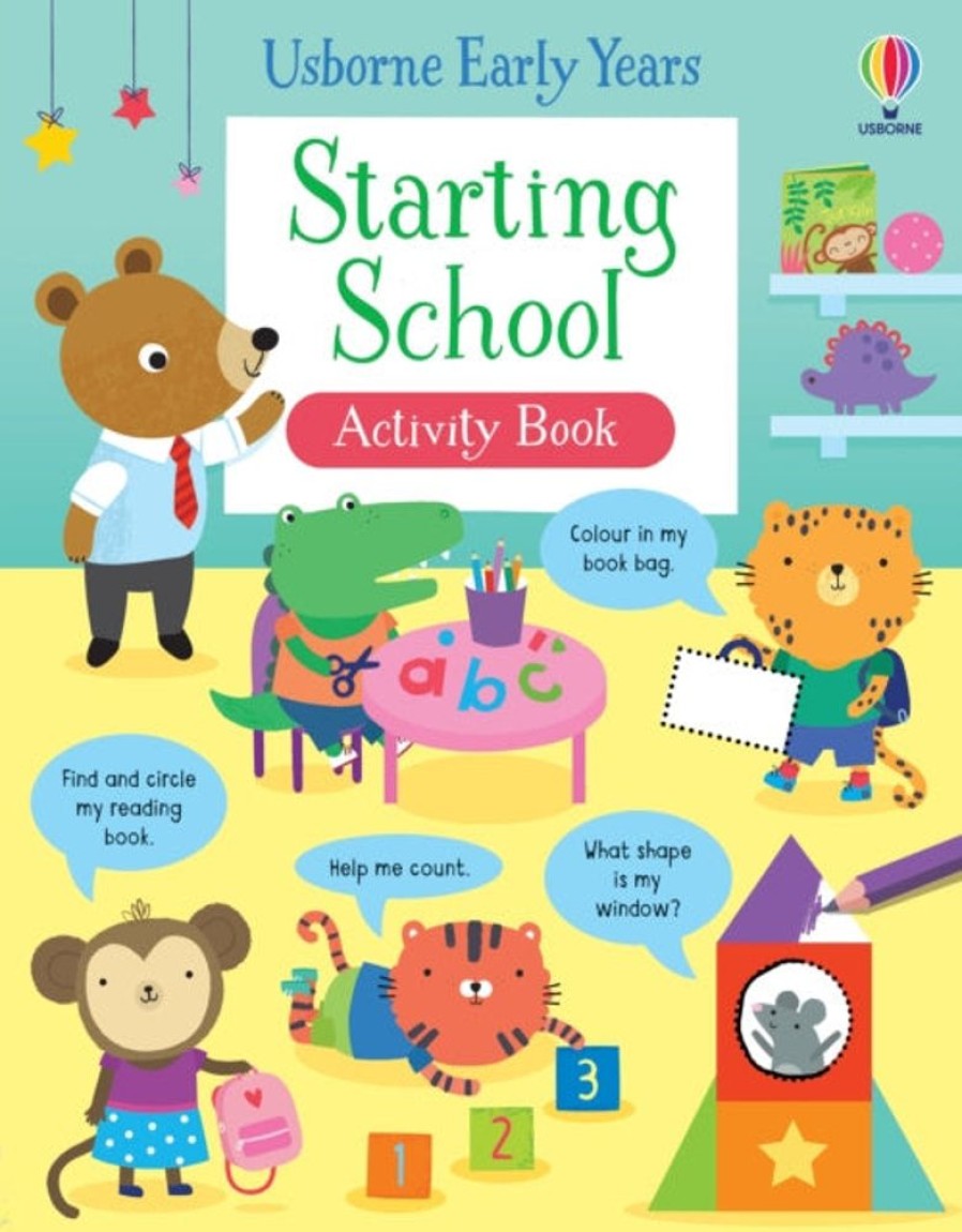 Puuha, Varitys Ja Askartelu Usborne Publishing Ltd | Starting School Activity Book