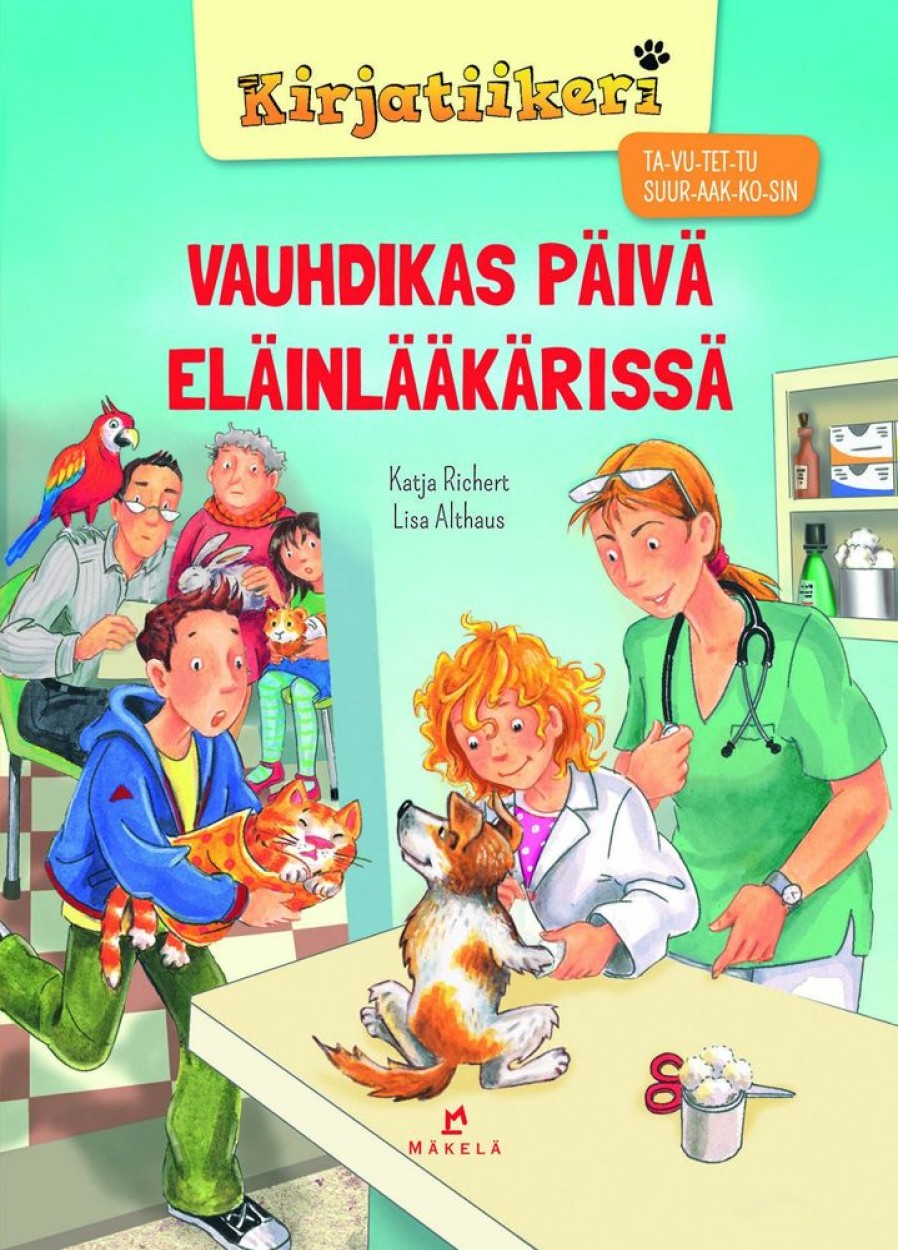 Lastenkirjat Kustannus-Mäkelä | Vauhdikas Paiva Elainlaakarissa