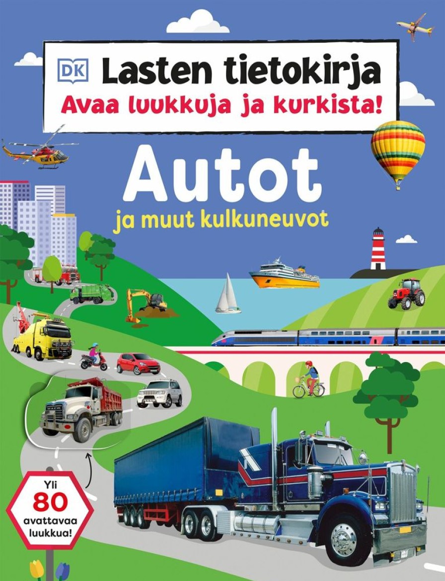 Lastenkirjat Readme.fi | Lasten Tietokirja - Autot Ja Muut Kulkuneuvot