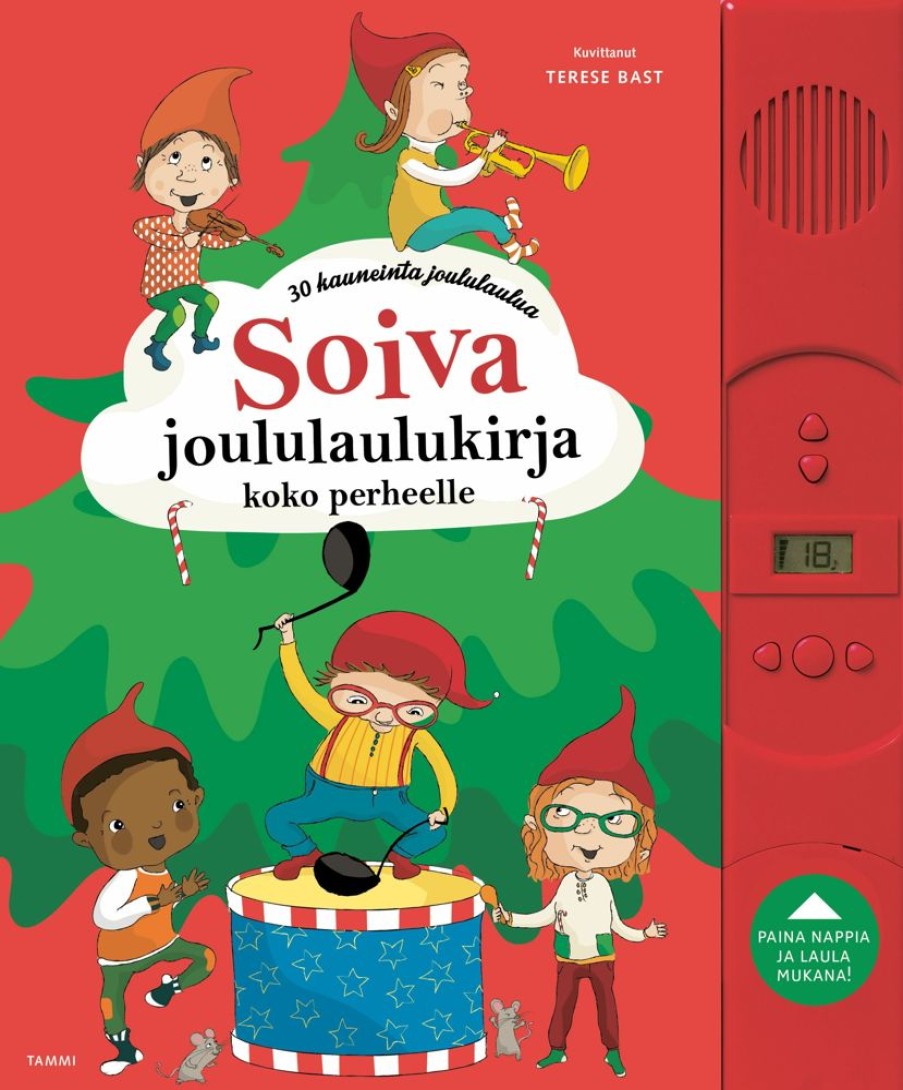 Lastenkirjat Tammi | Soiva Joululaulukirja Koko Perheelle