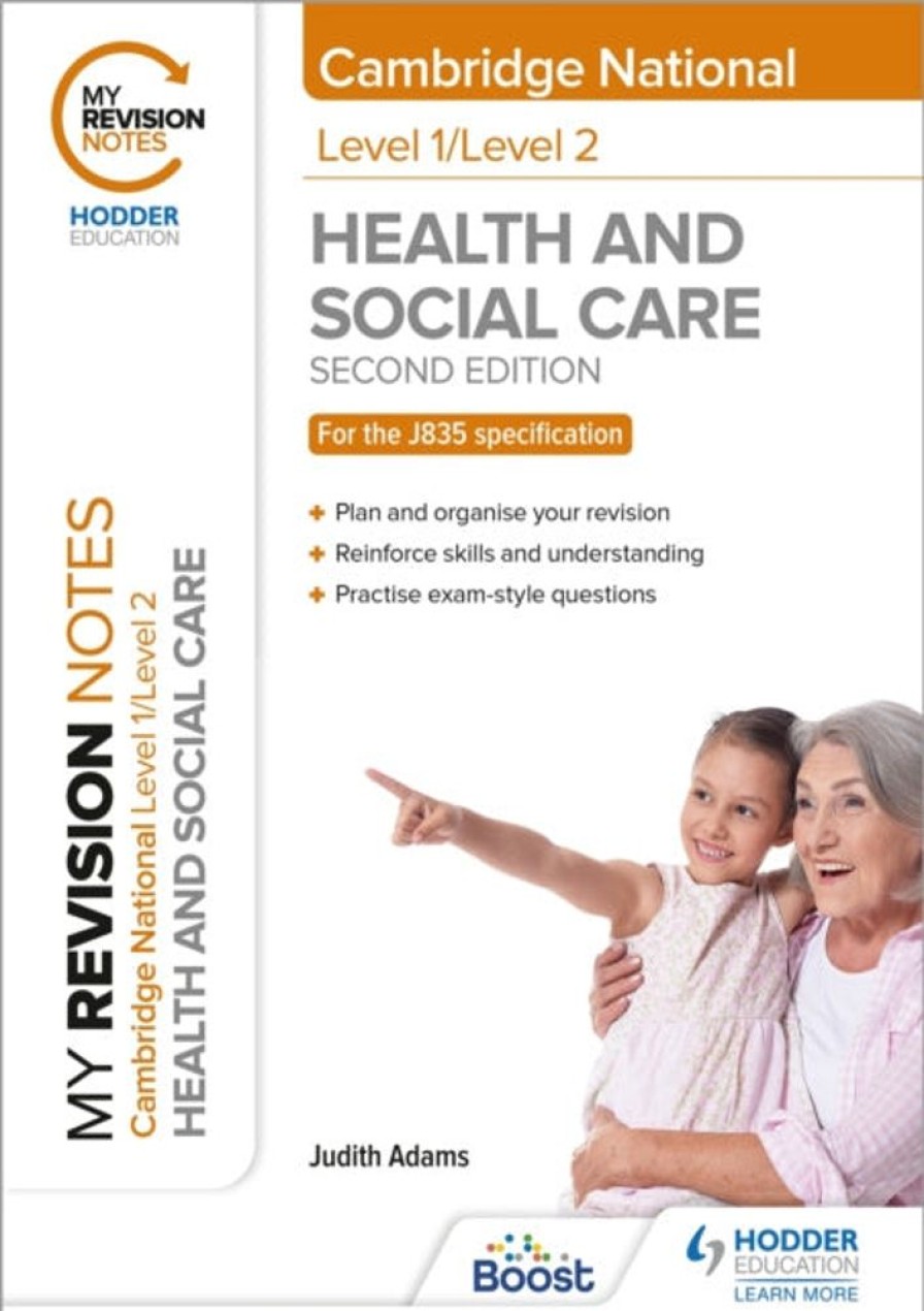 Lastenkirjat Hodder Education | My Revision Notes: Level 1/Level 2 Cambridge National In Health & Social Care: Second Edition