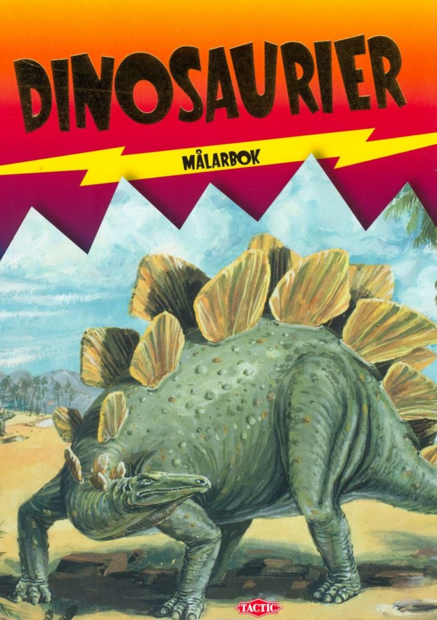 Lastenkirjat Tactic Publishing | Dinosaurier Malarbok