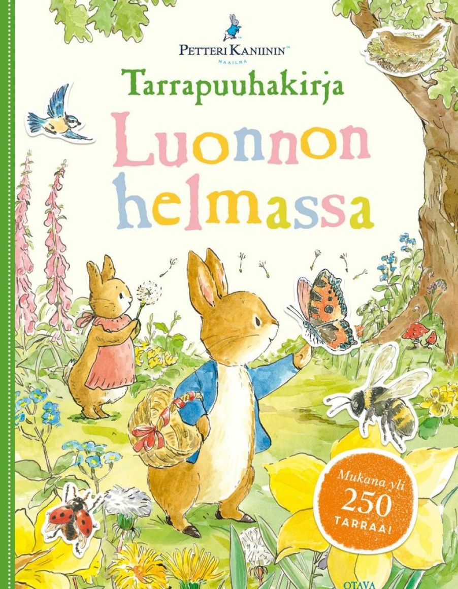 Puuha, Varitys Ja Askartelu Otava | Petteri Kaniini Tarrapuuhakirja Luonnon Helmassa