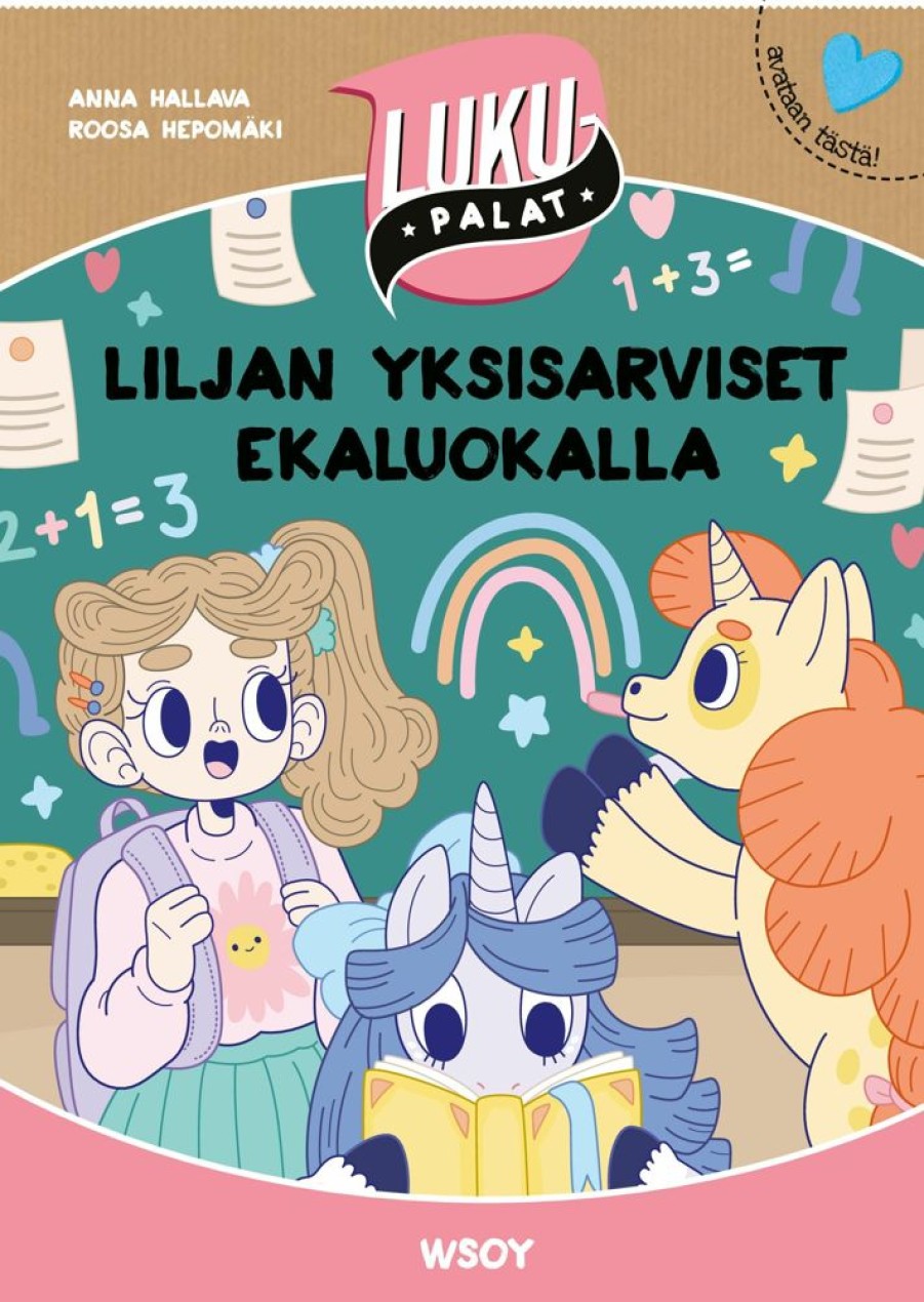 Lastenkirjat WSOY | Liljan Yksisarviset Ekaluokalla