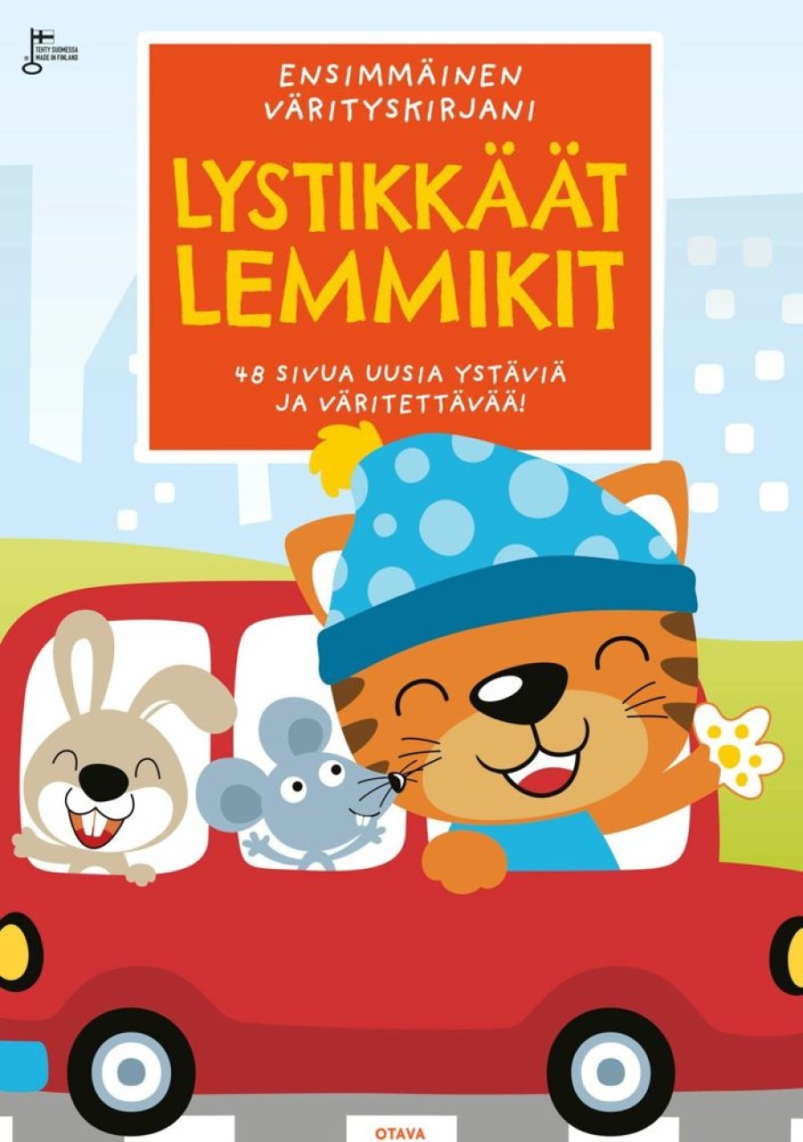 Puuha, Varitys Ja Askartelu Otava | Varityskirja Lystikkaat Lemmikit