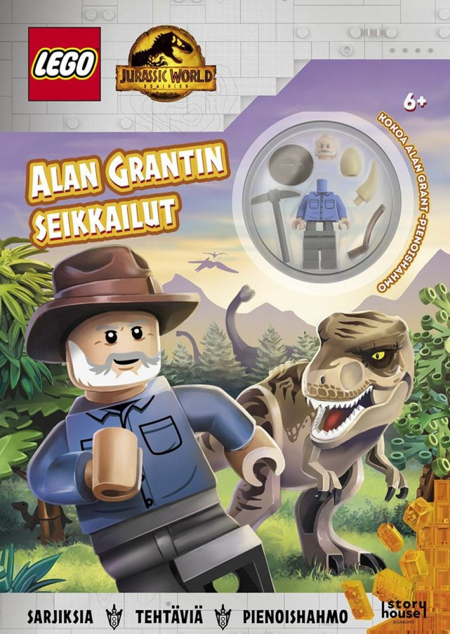 Puuha, Varitys Ja Askartelu Story House Egmont | Lego Jurassic World Alan Grantin Seikkailut Puuhakirja