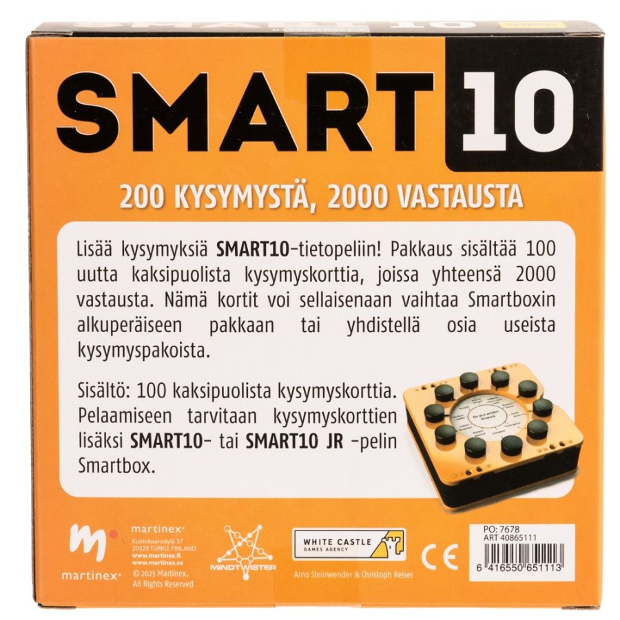 Pelit Ja Lelut Martinex Oy | Smart10 Kysymykset 5