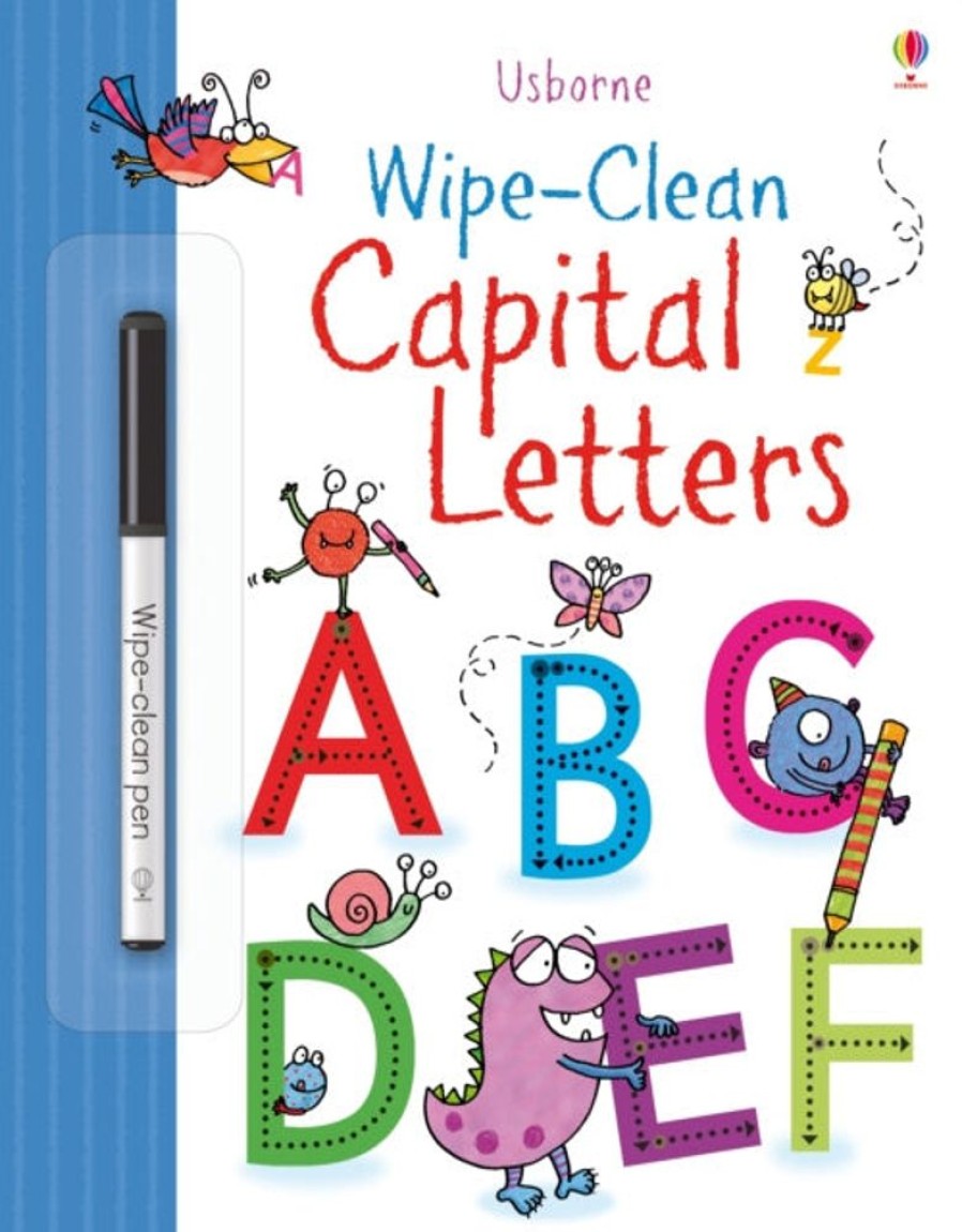 Puuha, Varitys Ja Askartelu Usborne Publishing Ltd | Wipe-Clean Capital Letters