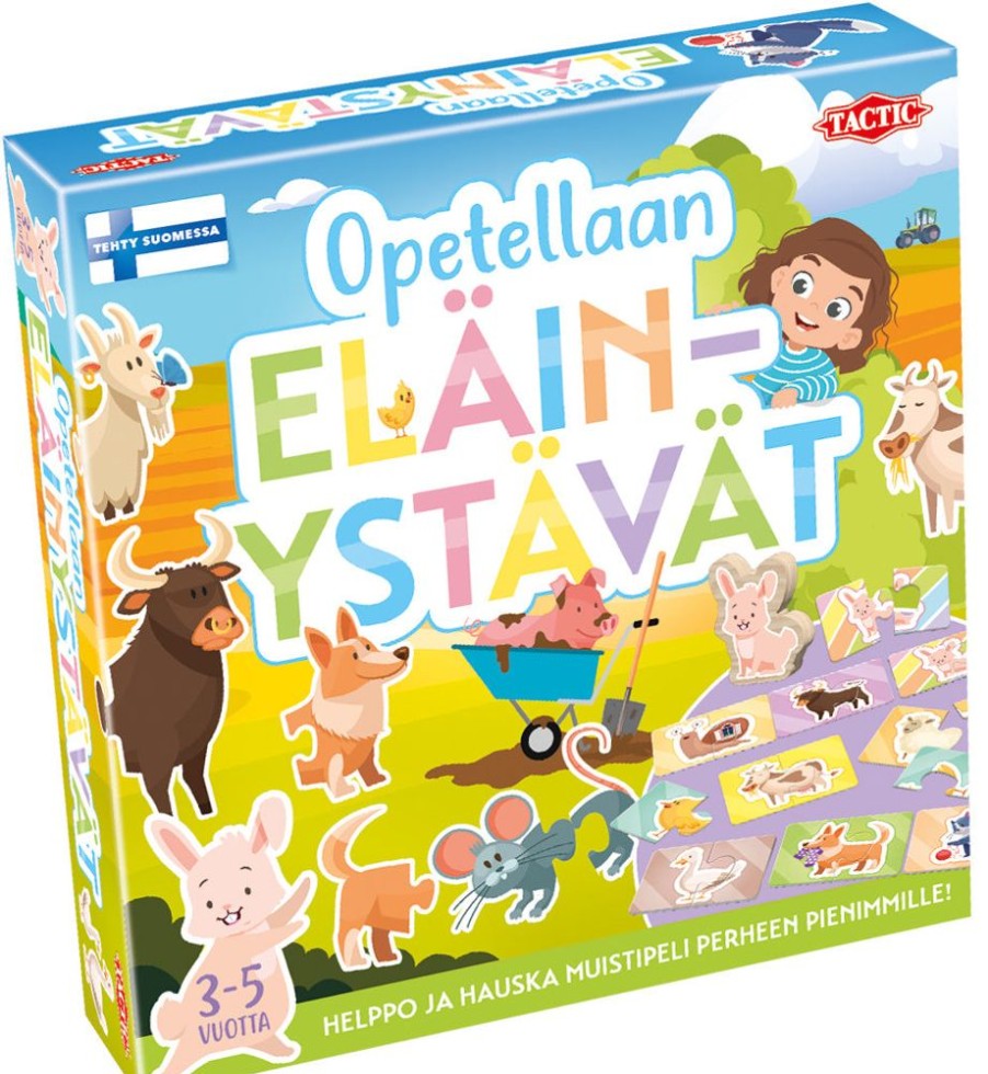 Eri Ikaiset Lapset Tactic Games Oy | Elainystavat Opetellaan-Peli