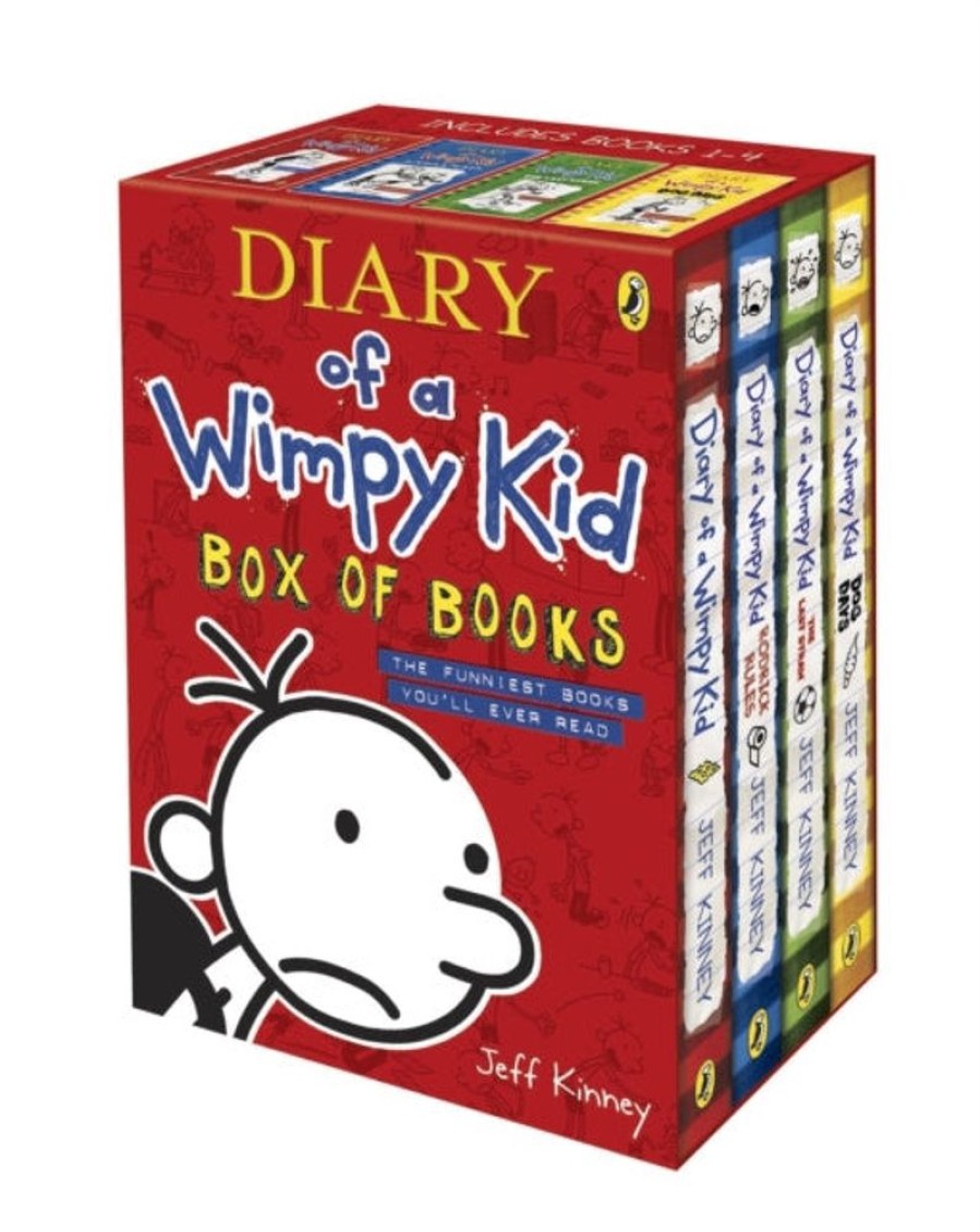 Lastenkirjat Penguin Random House Children's UK | Diary Of A Wimpy Kid Box Of Books