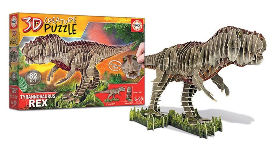 Pelit Ja Lelut Educa Borras | Palapeli 3D T-Rex