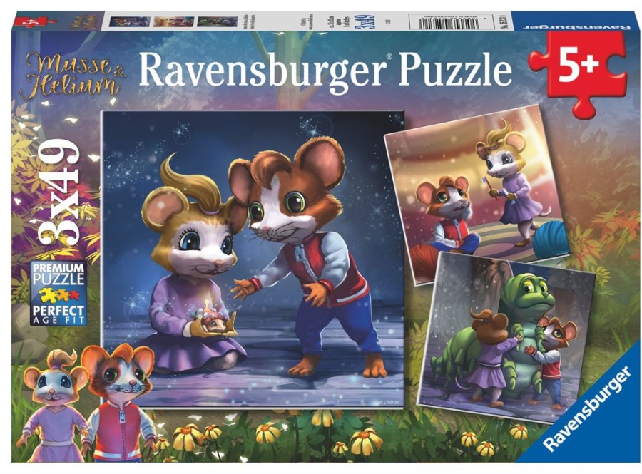 Pelit Ja Lelut Ravensburger | Palapeli 3X49 Palaa Before The Big Departure