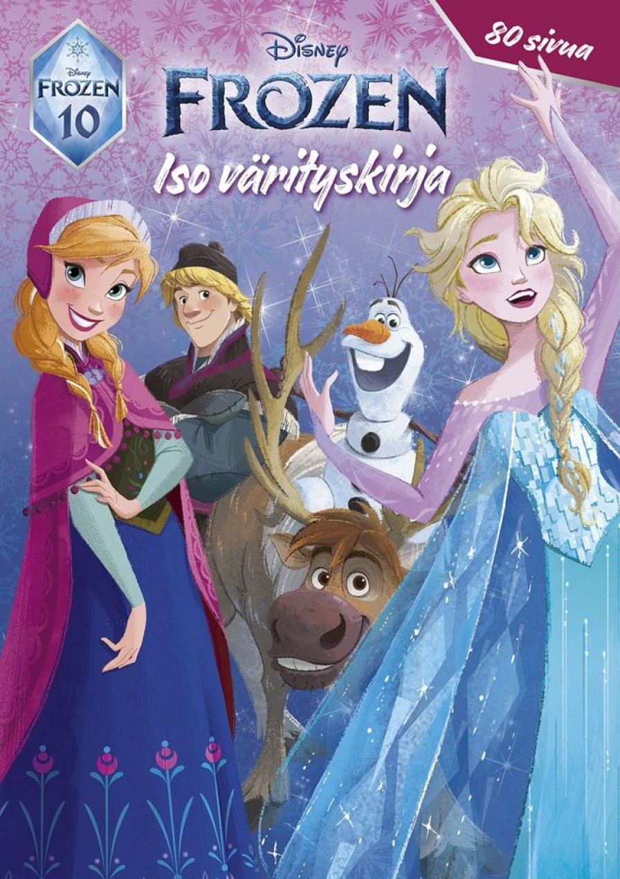 Puuha, Varitys Ja Askartelu Story House Egmont | Disney Frozen Iso Varityskirja