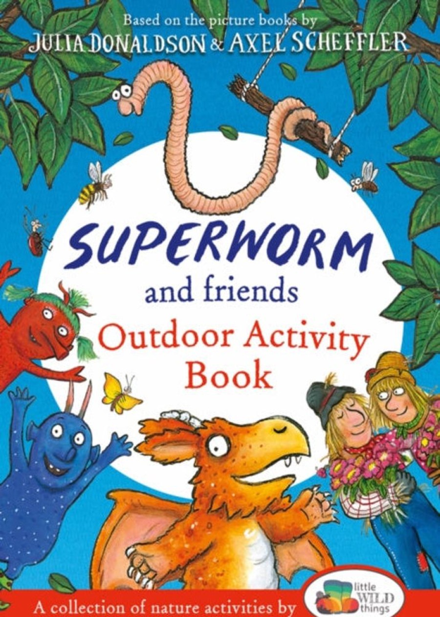 Puuha, Varitys Ja Askartelu Scholastic | Superworm And Friends Outdoor Activity Book (Little Wild Things)