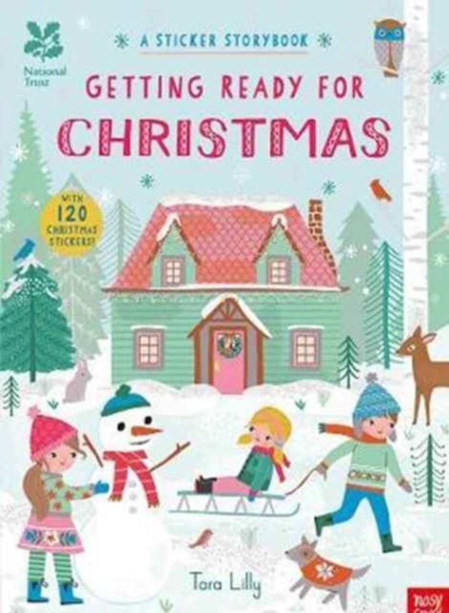 Puuha, Varitys Ja Askartelu Nosy Crow Ltd | National Trust: Getting Ready For Christmas, A Sticker Storybook