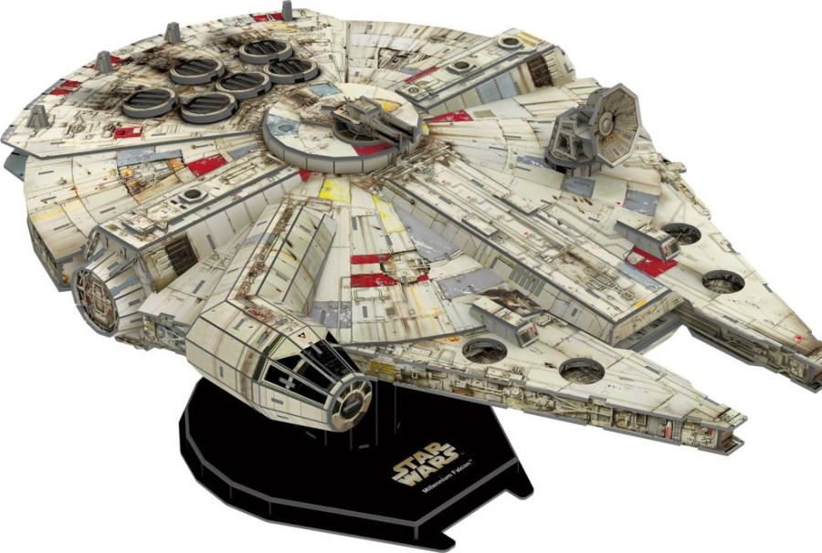 Pelit Ja Lelut 4D Cityscape Worldwide Ltd | Palapeli 216 Palaa Star Wars Millennium Falcon 3D