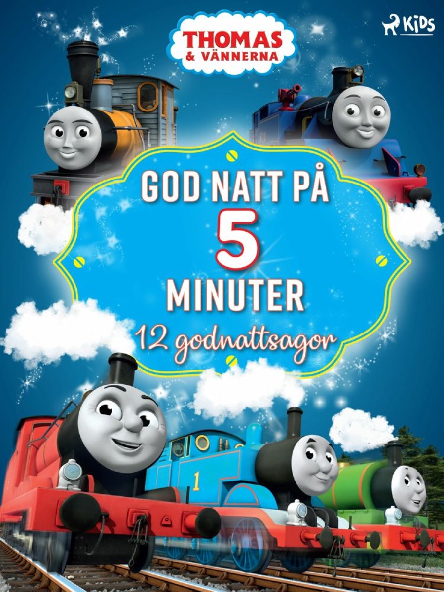 Lastenkirjat Saga Egmont | Thomas Och Vannerna - God Natt Pa 5 Minuter - 12 Godnattsagor