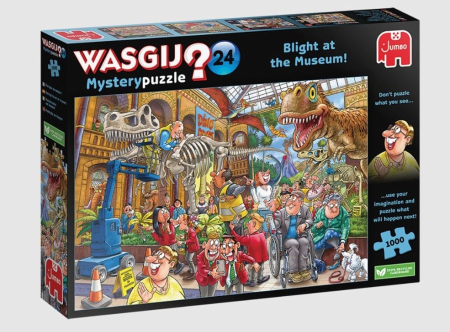 Pelit Ja Lelut Jumbo | Palapeli 1000 Palaa Wasgij Mystery 24 Blight At The Museum!