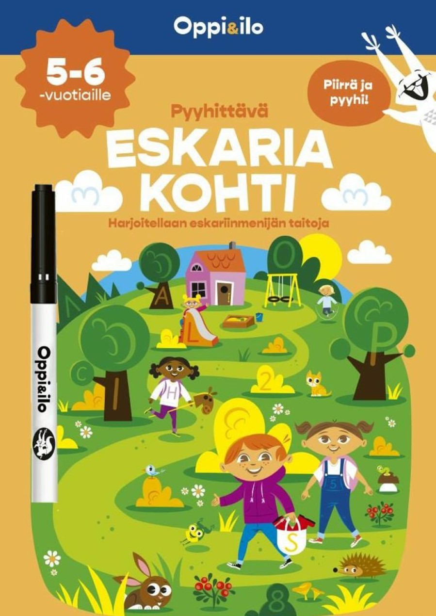 Puuha, Varitys Ja Askartelu Sanoma Pro | Pyyhittava Eskaria Kohti -Puuhakirja 5-6 V