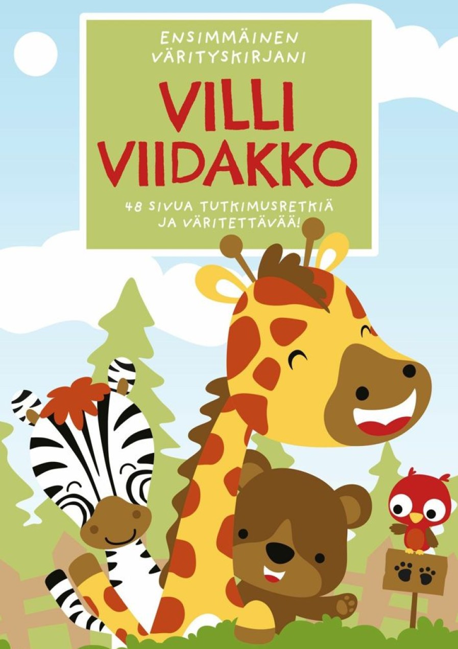 Puuha, Varitys Ja Askartelu Otava | Varityskirja Villi Viidakko