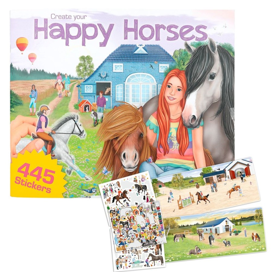 Puuha, Varitys Ja Askartelu Depesche GmbH | Create Your Happy Horses Tarrakirja