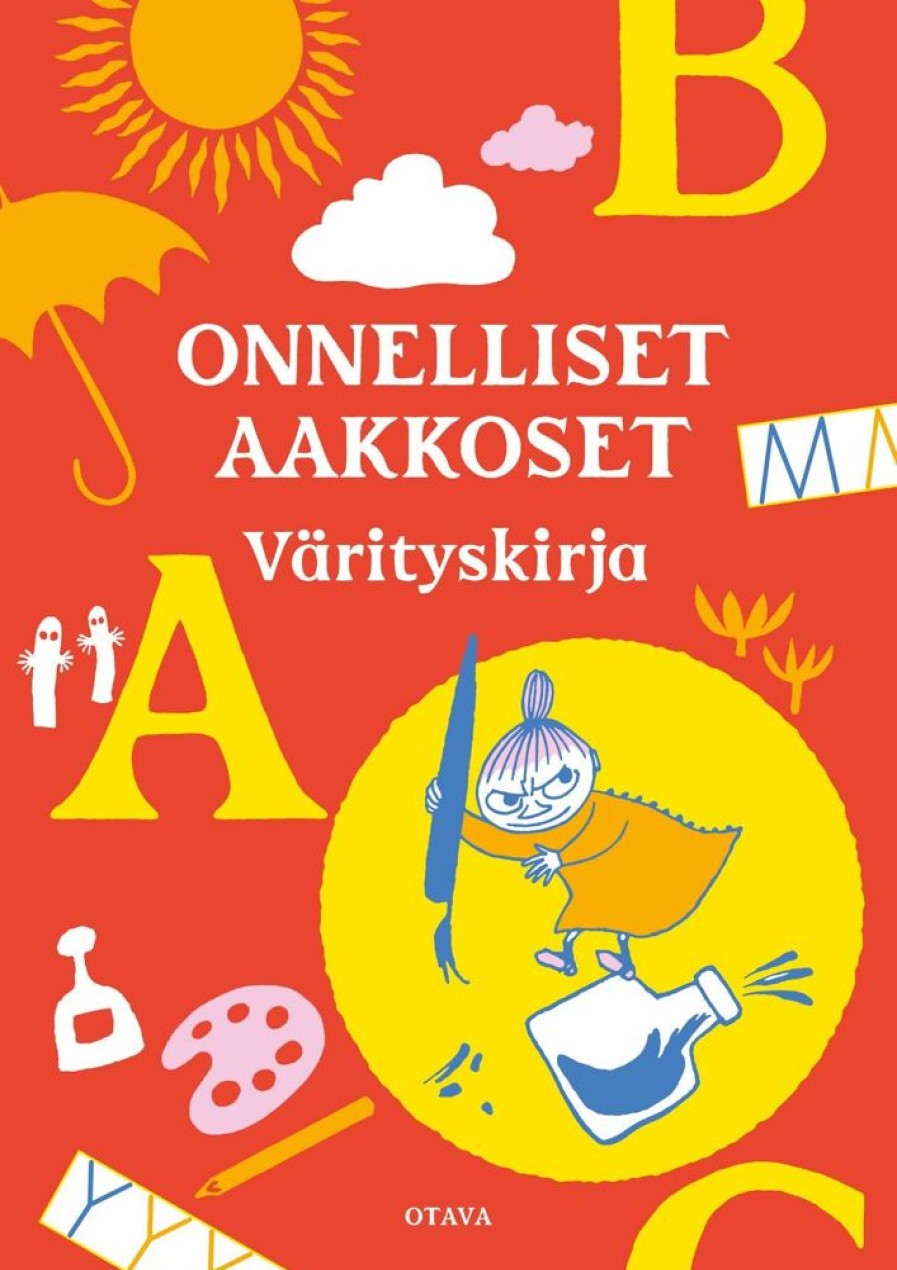 Puuha, Varitys Ja Askartelu Otava | Onnelliset Aakkoset - Varityskirja