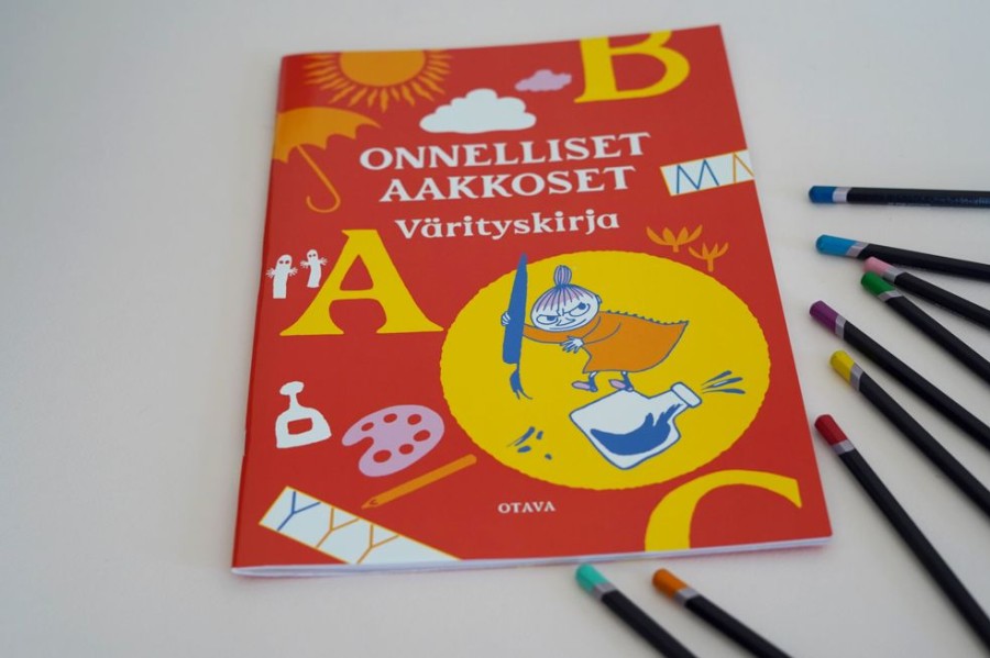 Puuha, Varitys Ja Askartelu Otava | Onnelliset Aakkoset - Varityskirja