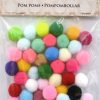 Puuha, Varitys Ja Askartelu Suomalainen.com | Pompom-Pallot Varilaj. 50Kpl/Pkt