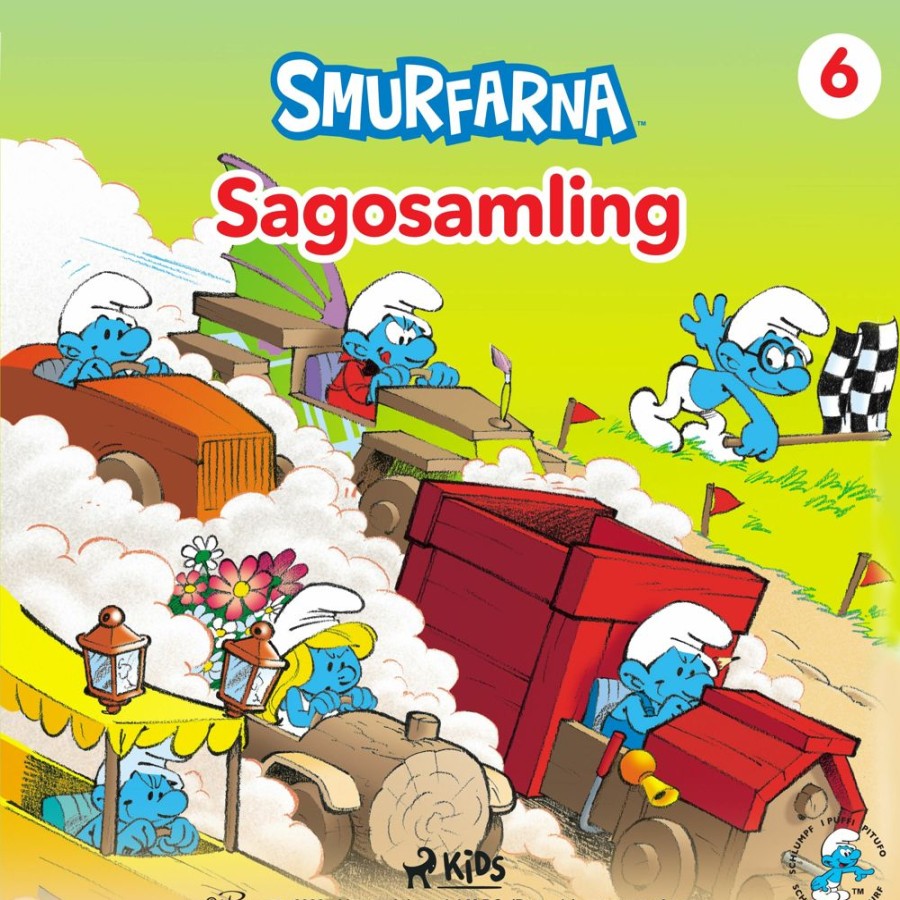 Lastenkirjat Saga Egmont | Smurfarna - Sagosamling 6